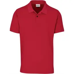 Mens Virtue Golf Shirt Red